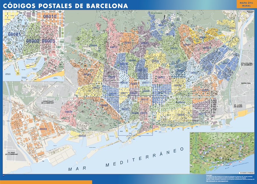 postleitzahlen-barcelona-gro-e-karte-gro-e-landkarten-f-r-deutschland